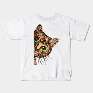 MANDALA CAT 5 Kids T-Shirt